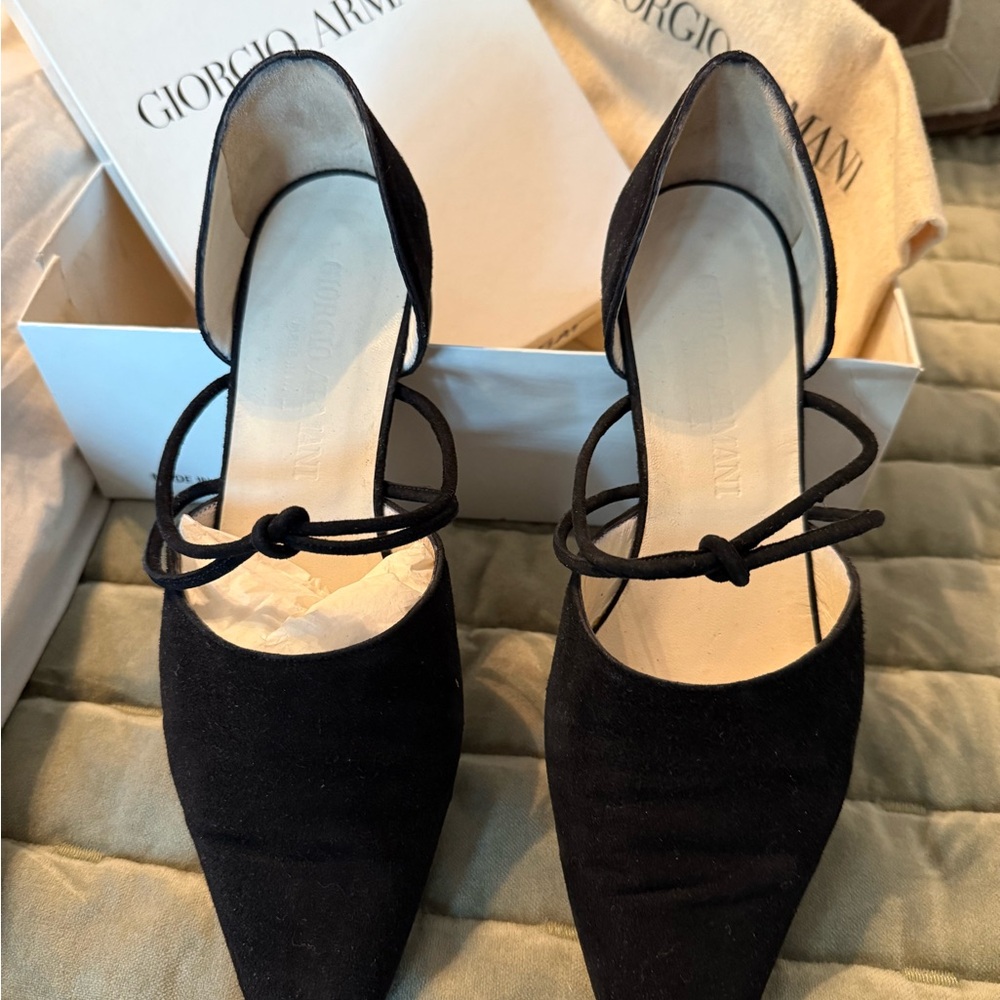 Giorgio Armani Women's Black Heels - Picture 3 of 5
